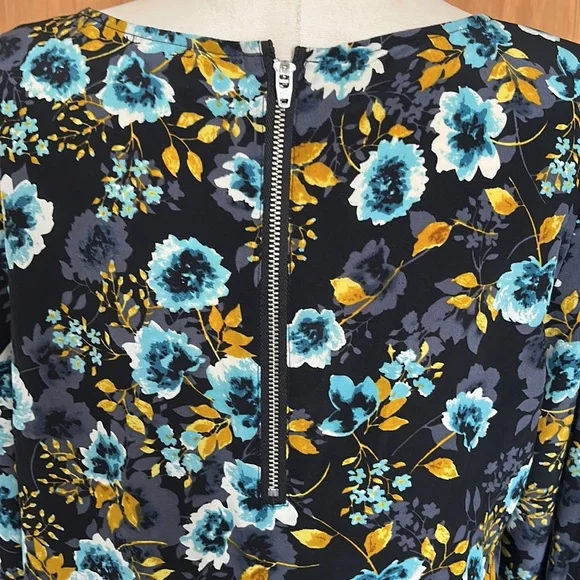 Yumi Kim Silk Floral Long Sleeve Blouse Size XS - Picture 3 of 6